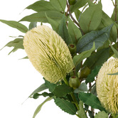 The Home Collective 65cm Faux Mixed Native Banksia &amp; Gum Nut with Vase