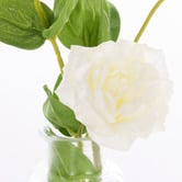 The Home Collective 27cm White Faux Lisianthus with Vase