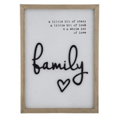 The Home Collective Family Wall Plaque