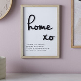 The Home Collective Home Wall Plaque