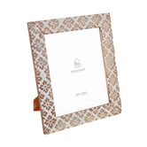 The Home Collective White Mara Mango Wood Photo Frame