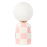 The Home Collective Check Kenelm Ceramic Table Lamp