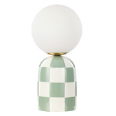 The Home Collective Check Kenelm Ceramic Table Lamp
