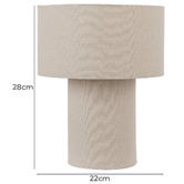 The Home Collective Giles Linen Table Lamp
