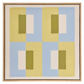 The Home Collective 3 Piece Gridplay Framed Canvas Wall Art Set