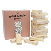 Salt &amp; Pepper S&amp;P Play Giant Tumble Tower Pine Wood Blocks