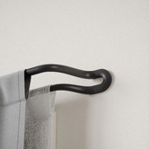 Umbra Midnight Extendable Double Curtain Rod Set