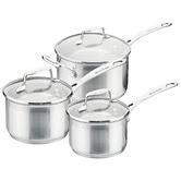 Scanpan 3 Piece Impact Saucepan Set