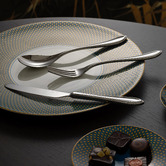 Robert Welch 24 Piece Kemble Texture Stainless Steel Cutlery Set