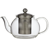Leaf &amp; Bean Camellia Glass Teapot with Filter