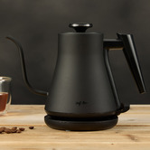 Leaf &amp; Bean Black Gooseneck 800ml Electric Kettle