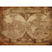 Arthouse Collective Latin World Map Canvas Wall Art