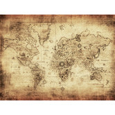 Arthouse Collective Vintage Map Canvas Wall Art