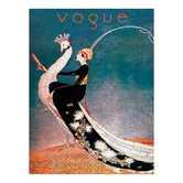Arthouse Collective Vogue Ride The Peacock Canvas Wall Art