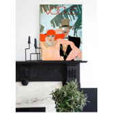 Arthouse Collective Vintage Vogue Cover Couple Canvas Wall Art