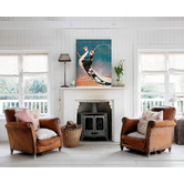 Arthouse Collective Vogue Ride The Peacock Canvas Wall Art