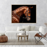 Arthouse Collective Hermes Horse Drop Shadow Framed Canvas Wall Art ...