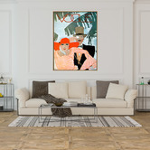 Arthouse Collective Vintage Vogue Cover Couple Canvas Wall Art