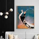 Arthouse Collective Vogue Ride The Peacock Canvas Wall Art