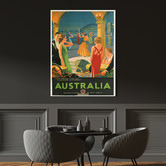 Arthouse Collective Vintage Australia 1920 Canvas Wall Art