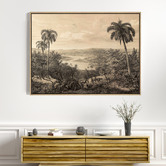 Arthouse Collective Jungle Book Drop Shadow Framed Canvas Wall Art