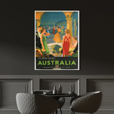 Arthouse Collective Vintage Australia 1920 Canvas Wall Art