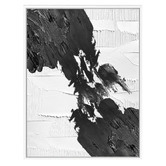 Arthouse Collective Black on White Canvas Wall Art