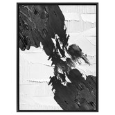 Arthouse Collective Black on White Canvas Wall Art