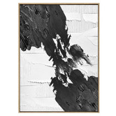 Arthouse Collective Black on White Canvas Wall Art