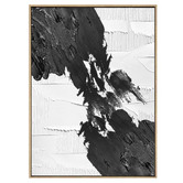 Arthouse Collective Black on White Canvas Wall Art