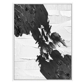 Arthouse Collective Black on White Canvas Wall Art