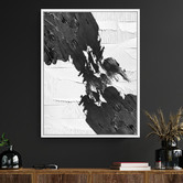 Arthouse Collective Black on White Canvas Wall Art