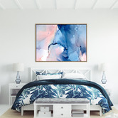 Arthouse Collective Summer Solstice Drop Shadow Framed Canvas Wall Art ...