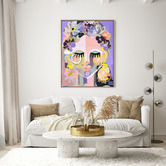 Arthouse Collective Flower Girl Canvas Wall Art