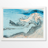 Arthouse Collective Blue Sea View Printed Wall Art