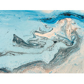Arthouse Collective Blue Sea View Printed Wall Art