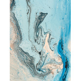 Arthouse Collective Blue Sea View Printed Wall Art