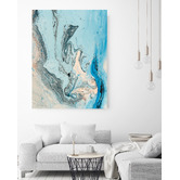 Arthouse Collective Blue Sea View Printed Wall Art