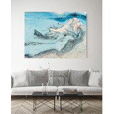 Arthouse Collective Blue Sea View Printed Wall Art