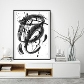 Arthouse Collective Black &amp; White Dreams Printed Wall Art