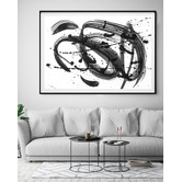 Arthouse Collective Black &amp; White Dreams Printed Wall Art