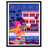 Arthouse Collective Miami Nights Wall Art