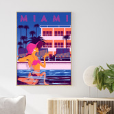 Arthouse Collective Miami Nights Wall Art