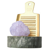 Time &amp; Tide 3 Piece Dastan Persian Blue Rock Salt &amp; Grater Set