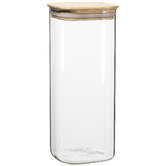 Ecology Ecology Pantry 2L Square Glass Canister with Bamboo Lid