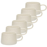 Ecology Cream Ottawa Calico 365ml Stoneware Mugs