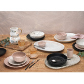 Ecology Polka Speckle 22cm Stoneware Dinner Bowls