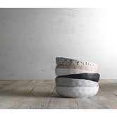 Ecology Polka Speckle 22cm Stoneware Dinner Bowls