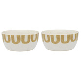Ecology Amber Nomad 15.5cm Stoneware Noodle Bowls