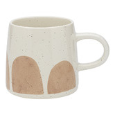 Ecology White &amp; Pink Nomad 340ml Stoneware Mugs